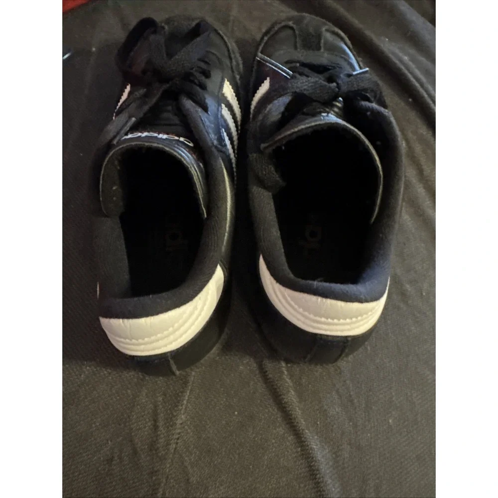 adidas Samba Black White Athletic Shoes - Picture 6 of 7